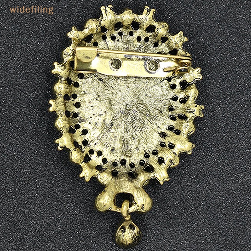 Trâm Cài Áo Đính Đá Phong Cách Vintage Thời Trang