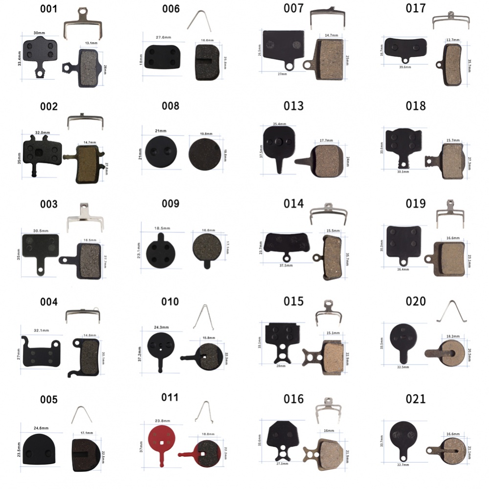 1 Bộ Đĩa Xe Đạp Nhựa Resin Kim Loại Chịu Nhiệt Độ Cao Nhiều Kiểu Dáng