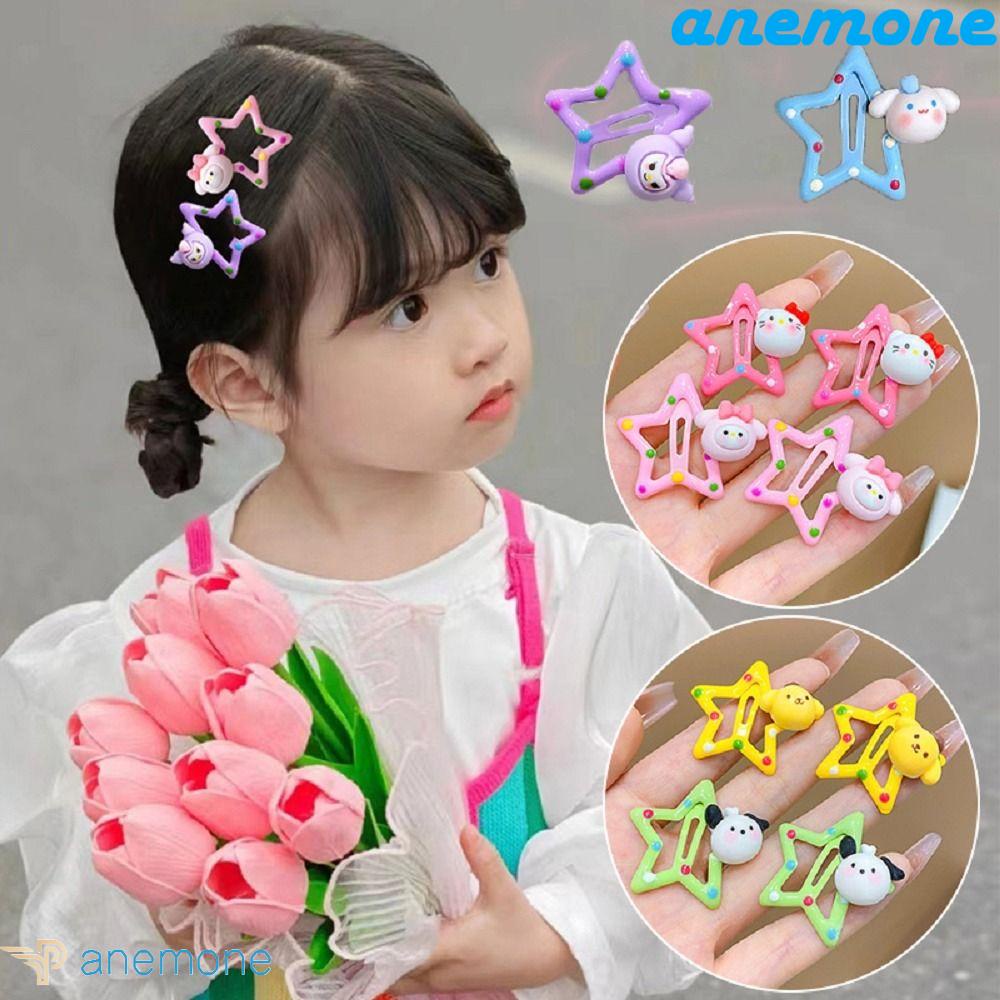 Kẹp Tóc Hoạt Hình Melody Kuromi Kitty Dễ Thương Sáng Tạo Cho Nữ