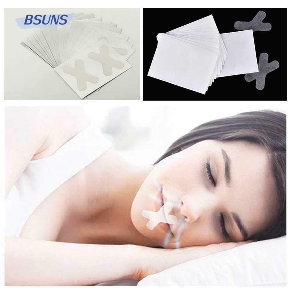 BSUNS Bộ 30 Miếng Dán Chống Ngáy Hình Chữ X Tiện Dụng Khi Ngủ