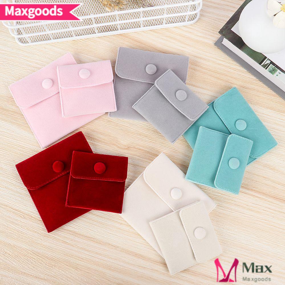 MAXG Túi Nhung Đựng Trang Sức Cầm Tay Tiện Dụng