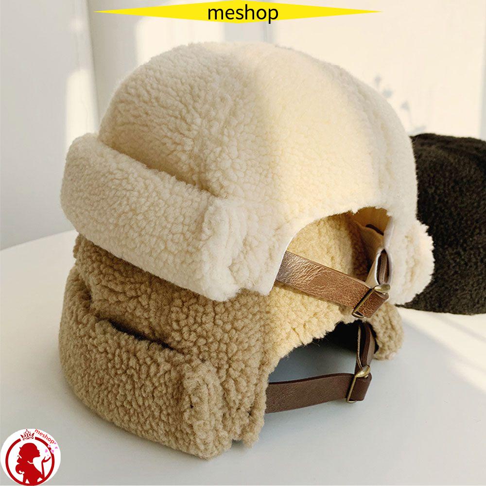 ME Mũ Beanie Dày Dặn Ấm Áp Phong Cách Retro