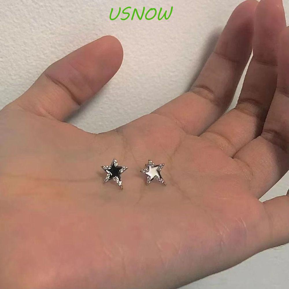 USNOW Khuyên Tai Ngôi Sao Năm Cánh Màu Sắc Ngọt Ngào Cho Nữ