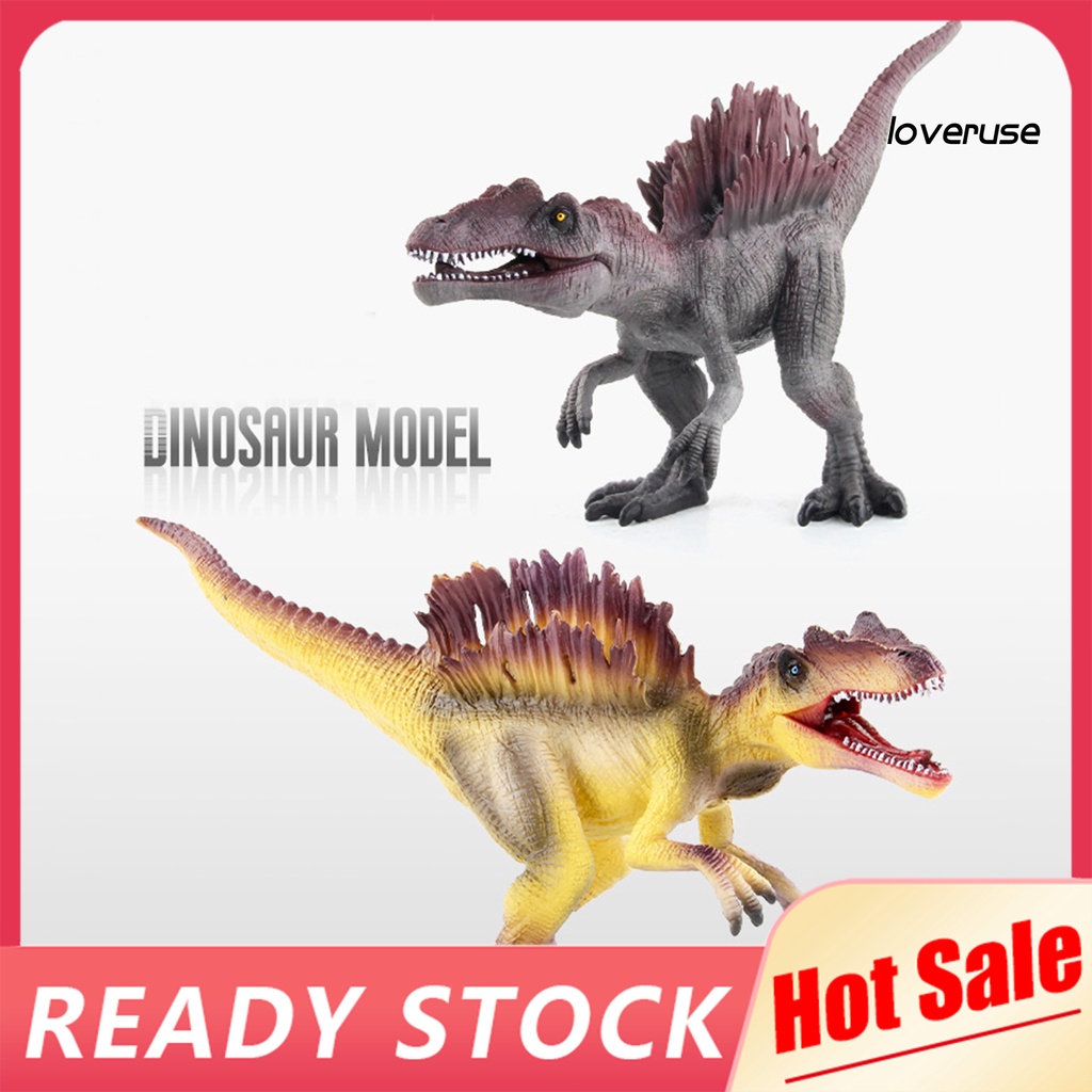Mô Hình Khủng Long Spinosaurus Bằng PVC Trơn Trang Trí Bàn Làm Việc