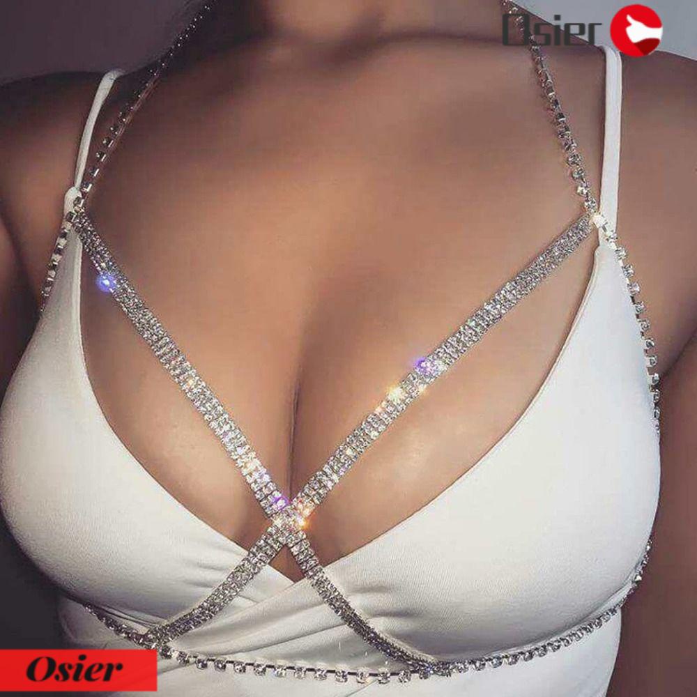 Vòng cổ Cơ Thể / Áo Ngực / Vương Miện Đính Đá Pha Lê Lấp Lánh 1 Màu Vàng / Bạc Thời Trang Cho Nữ