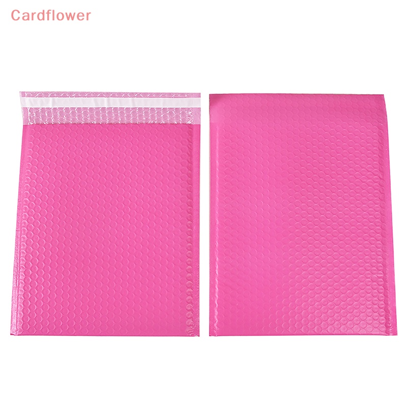 < Cardflower > 10 Túi Gửi Thư Bong Bóng Đỏ Hồng Tự Đóng Gói Bảo Vệ Chống Rơi Bền Bỉ Làm Quà Tặng Mới