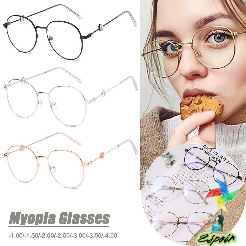 ESPO Mắt Kính Gọng Tròn Bằng Kim Loại Chất Lượng Cao