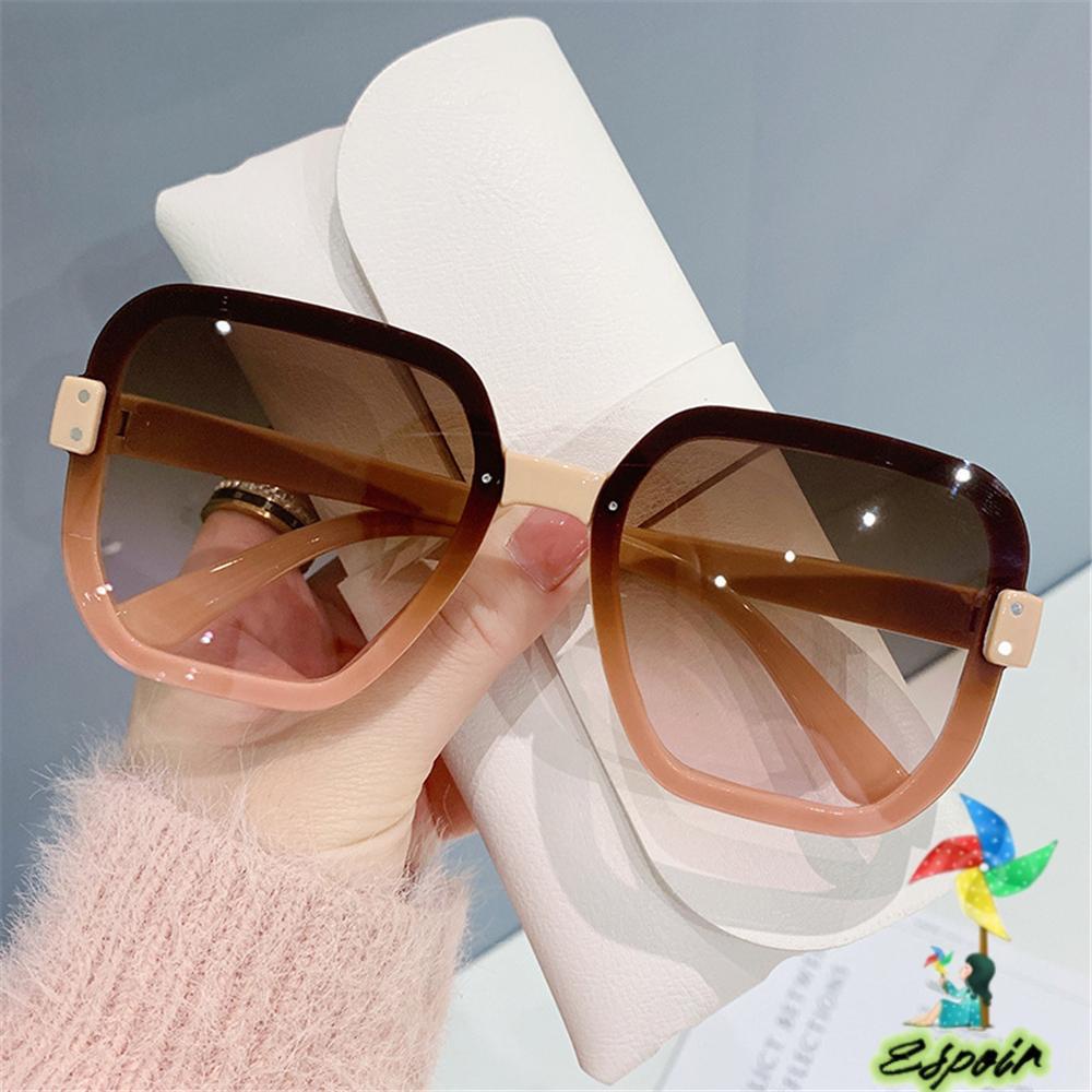 ESPO Kính Mát Vuông Oversized Chống Tia UV400 Sang Trọng