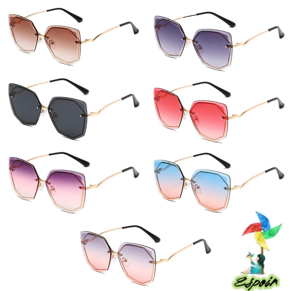 ESPO Kính Mát Không Gọng Màu Sắc Gradient Chống Tia UV400 Cho Nữ