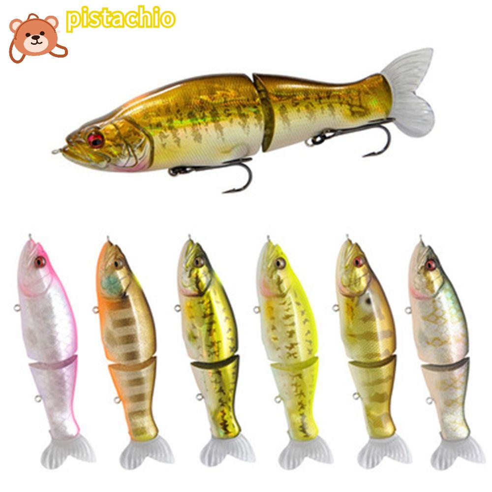 PISTA Mồi Câu Cá Giả Nhiều Đoạn Họa Tiết Kẻ Sọc