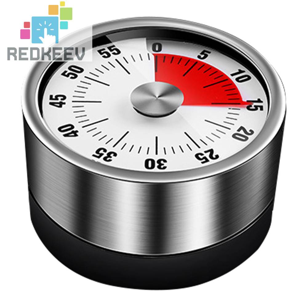 Đồng Hồ Hẹn Giờ Nấu Ăn Từ Tính Bằng Thép Không Gỉ