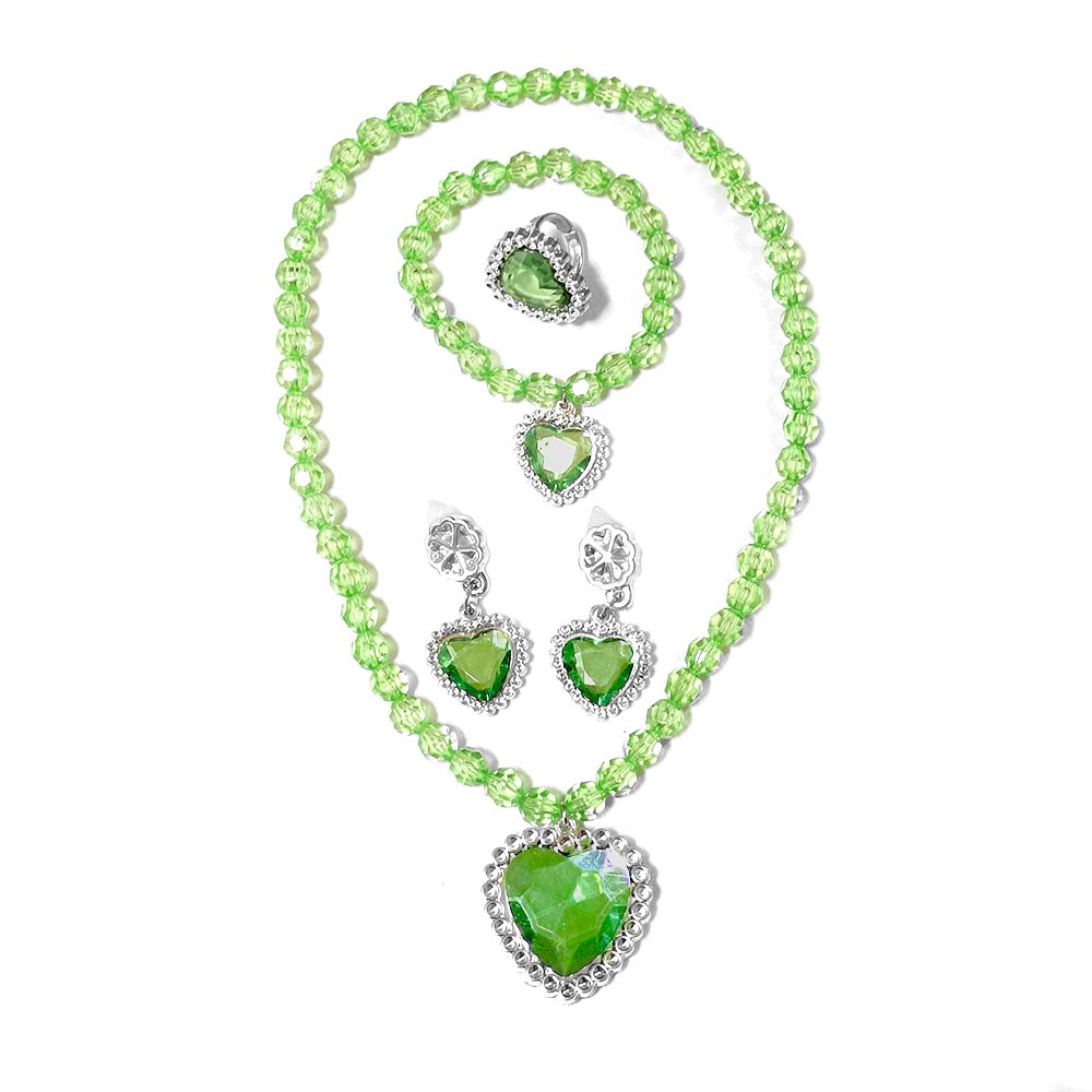 Set Vòng cổ Nhẫn Bông Tai Đũa Thần Trang Trí Công Chúa