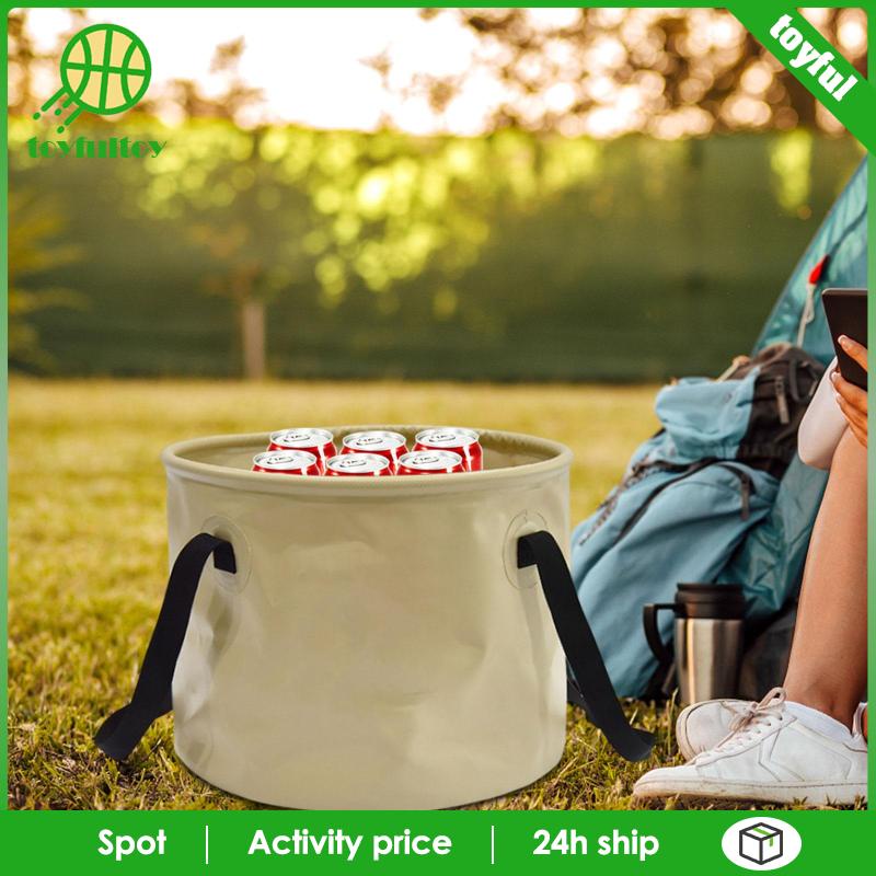 Xô Đựng Nước Gọn Nhẹ Có Thể Gấp Gọn Tiện Dụng Mang Theo Du Lịch Cắm Trại