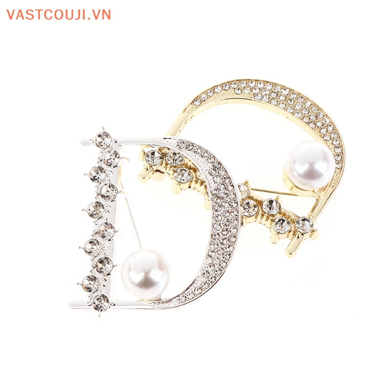 Trâm Cài Áo Hình Chữ D Nhỏ Nhắn Thời Trang Cho Nữ