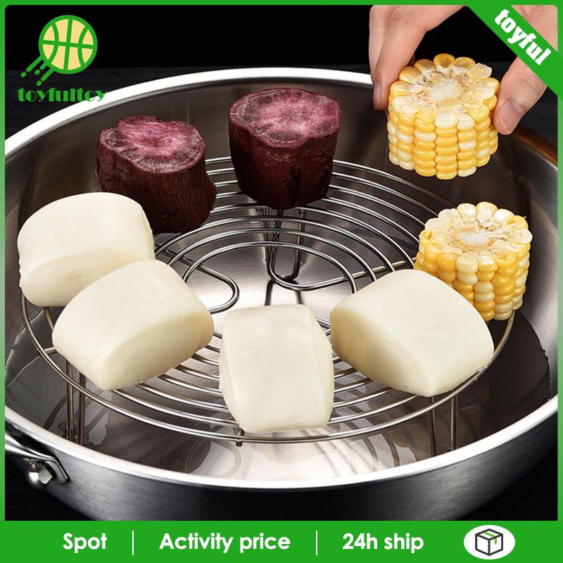 Giá Tròn Bằng Thép Không Gỉ Để Nồi Hấp Tiện Dụng Và Bền