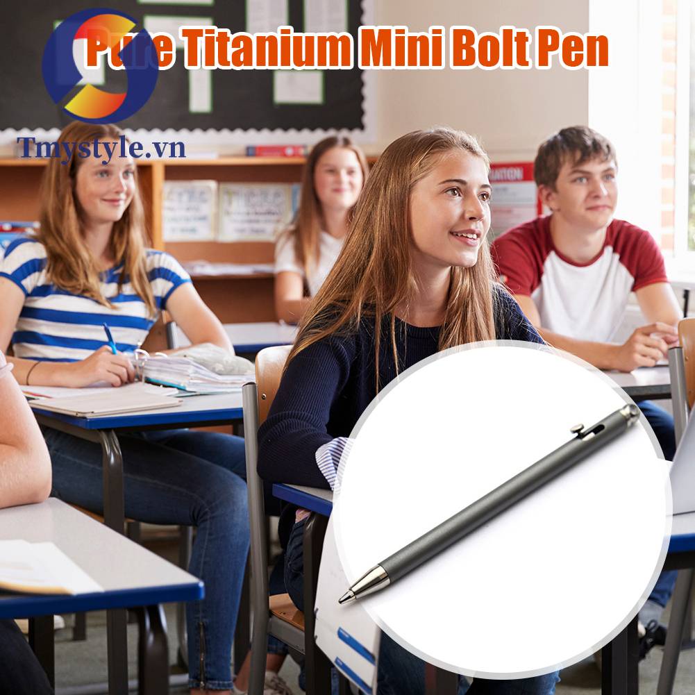 Bút Ký Tên Mini Bằng Kim Loại Titan Dành Cho Cắm Trại Ngoài Trời