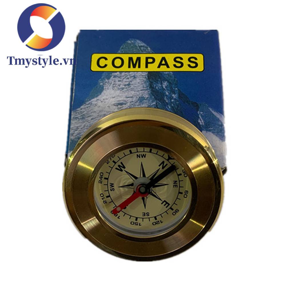 La Bàn Mini Bằng Đồng Thau Cao Cấp Tiện Dụng Khi Đi Du Lịch