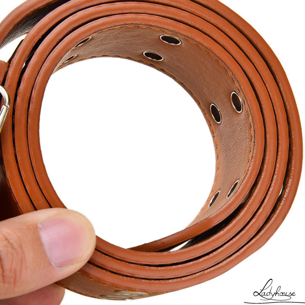 Thắt Lưng Đơn / Đôi Đinh Tán Phong Cách Punk Với Dây Xích 2 Lỗ Có Thể Tháo Rời Cho Nữ