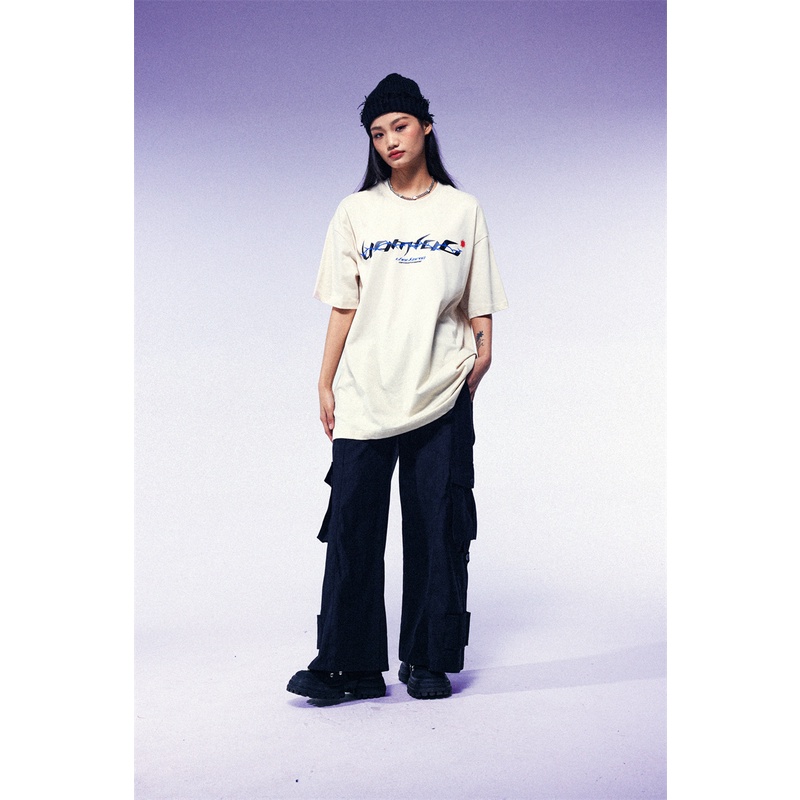 Áo Thun Tay Ngắn Dáng Rộng Thời Trang Mùa Hè Cho Nam Và Nữ