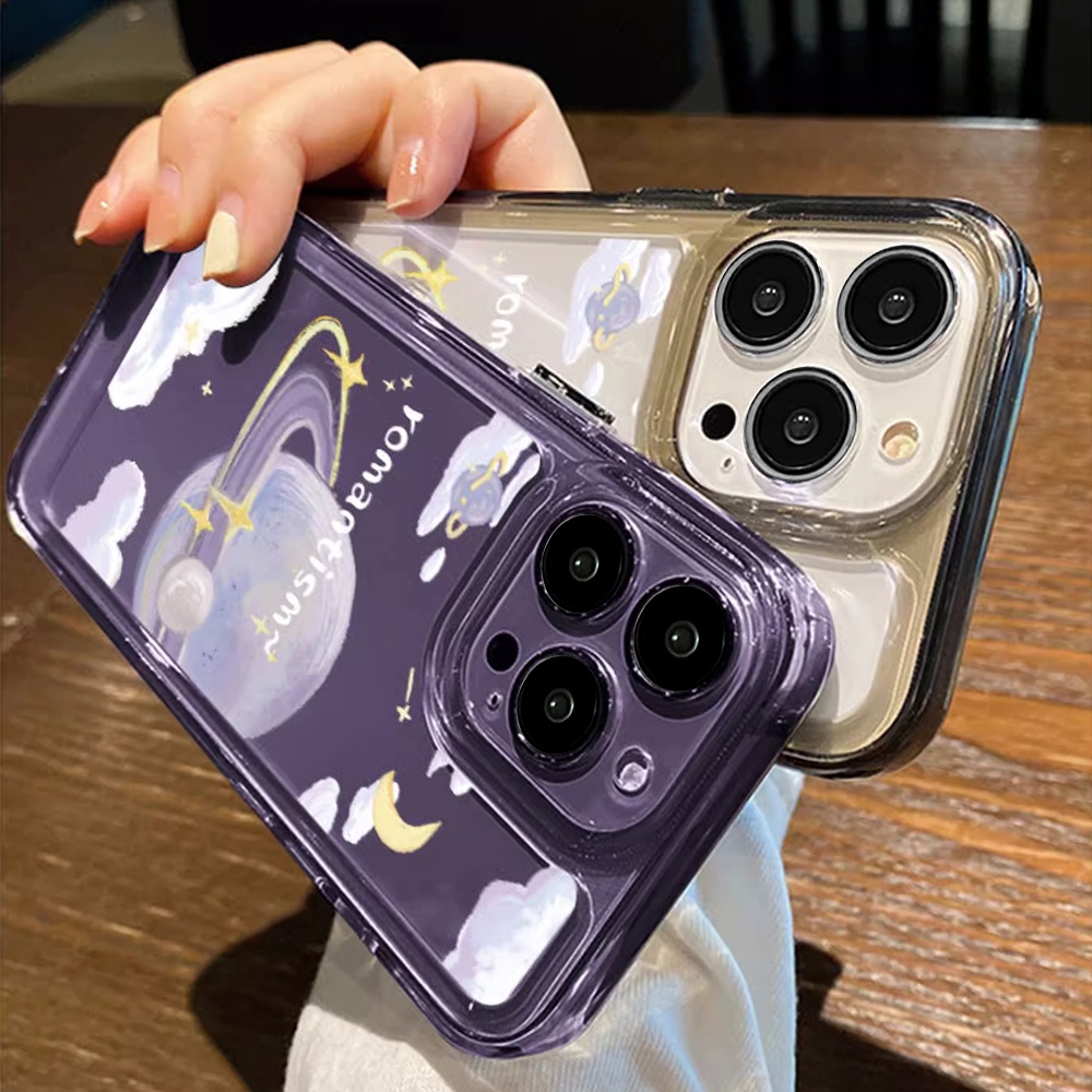 Ốp Điện Thoại TPU Mềm Trong Suốt Chống Sốc Chống Bụi Thời Trang Cho IPhone 14 13 12 11 Pro Max X XR 8 7 Plus