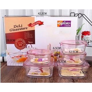 SET 5 THỐ THUỶ TINH DELI SIÊU RÊ