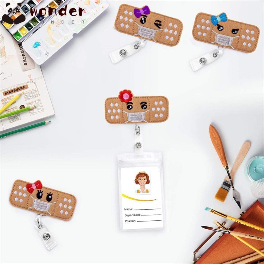 WONDER Set 4 Giá Đỡ Móc Chìa Khóa Bằng ABS Có Thể Thu Gọn Siêu Bền Tiện Dụng Cho Y Tá /