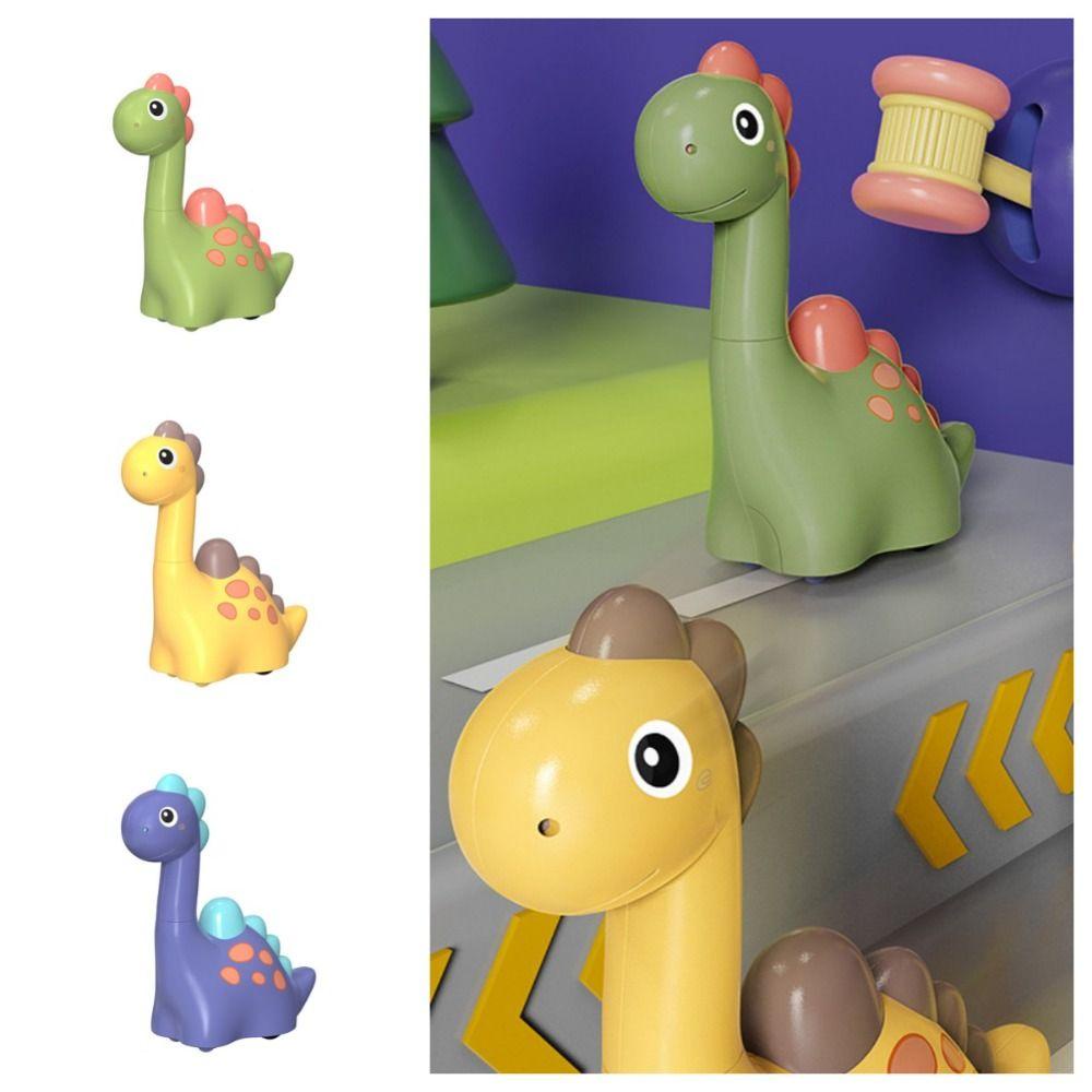 TAYLOR1 Mô Hình Đồ Chơi Xe Hơi Brachiosaurus Màu Vàng / Tím / Xanh Lá Hình Khủng Long Hoạt Hình Dễ Thương Dùng