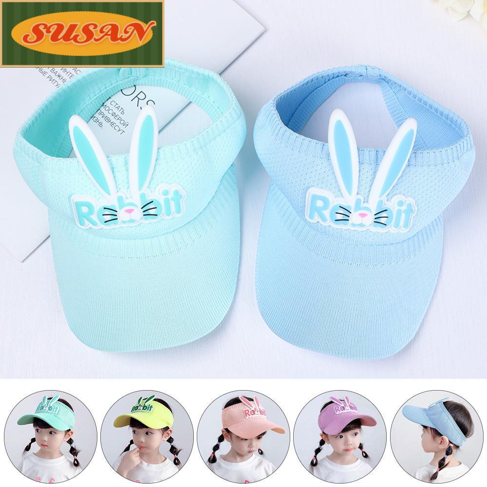 SUSANS Mũ Panama Đi Biển Hình Thỏ Dễ Thương Xinh Xắn Dành Cho Trẻ Em