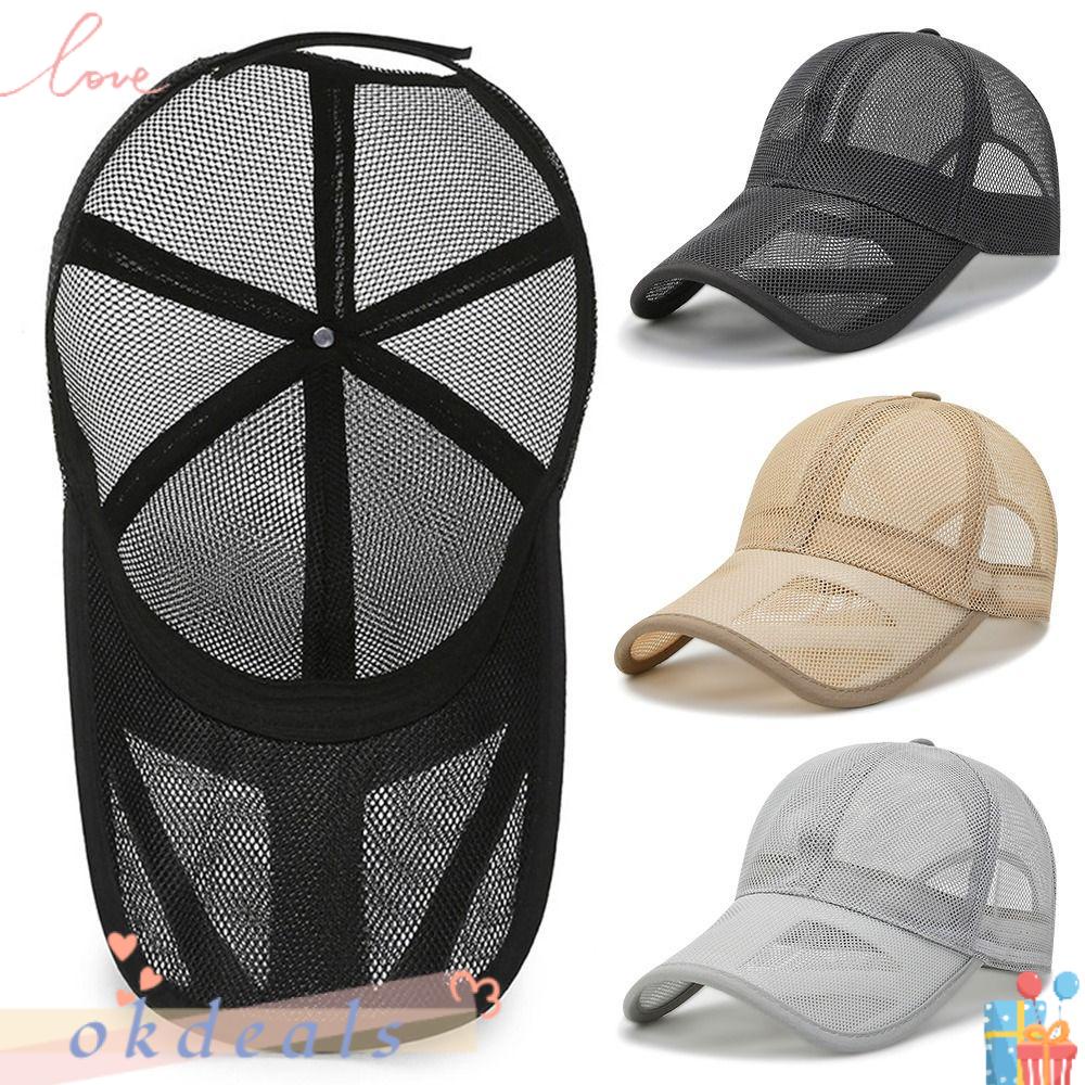 OKDEALS Mũ Lưỡi Trai Chống Nắng Thoáng Khí Thời Trang Mùa Hè Cho Nam Và Nữ