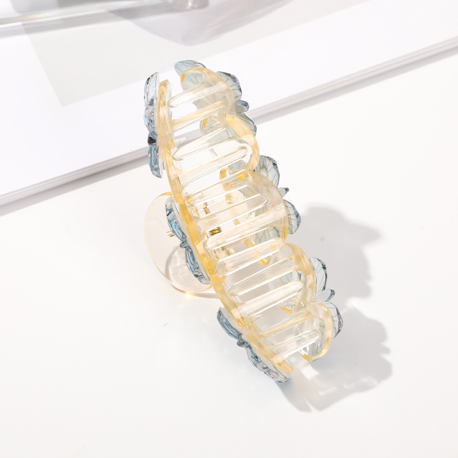 Kẹp Tóc Hình Bướm Bằng Acrylic Trong Suốt Phong Cách Hàn Quốc