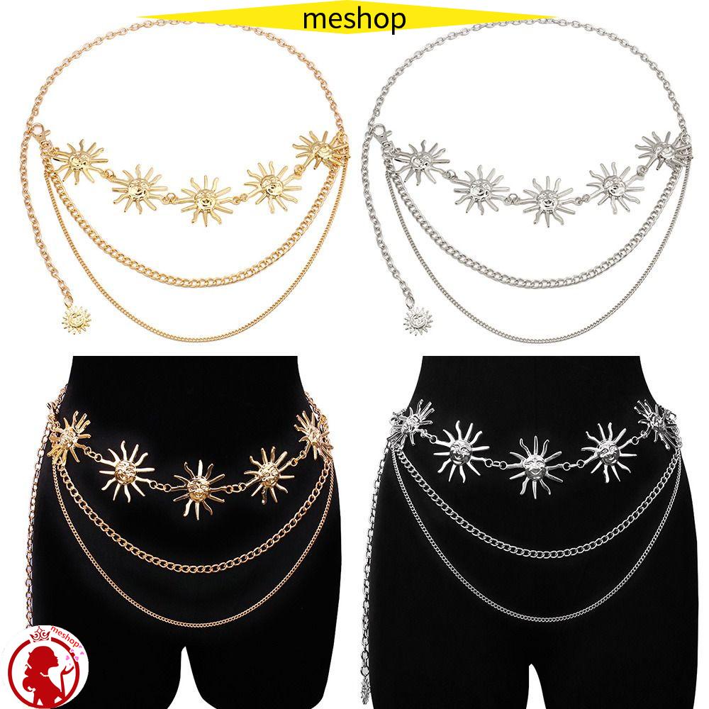 ME Thắt Lưng Dây Xích Bằng Kim Loại Phong Cách Hiphop Thời Trang