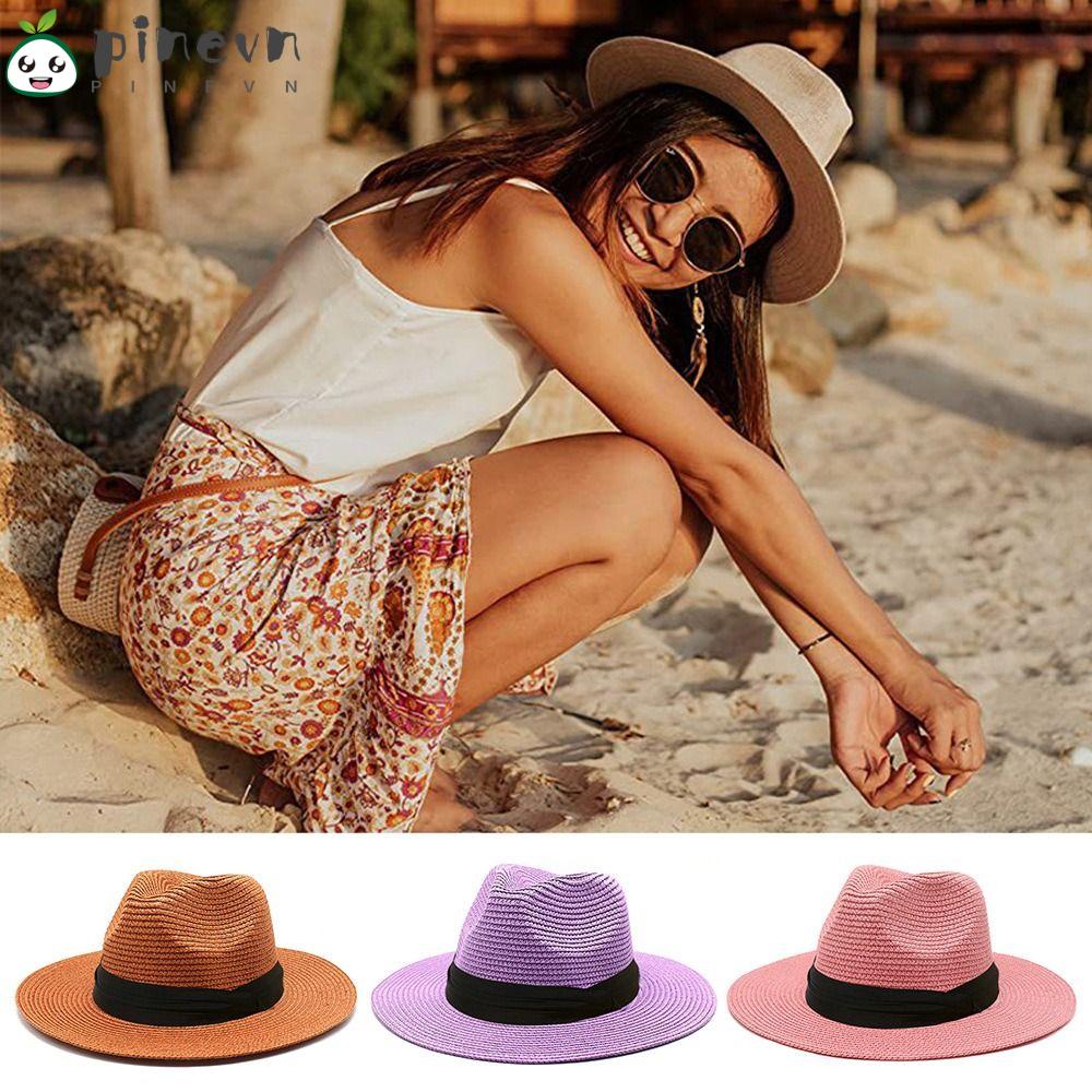 PINEVN Mũ Bucket Chất Liệu Thoáng Khí Thời Trang Đi Biển Mùa Hè