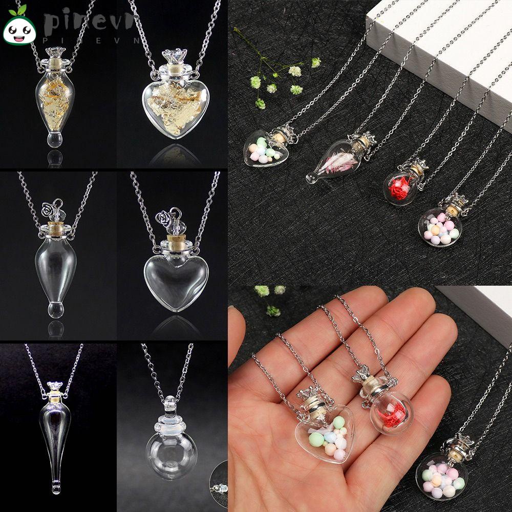 PINEVN Vòng cổ Mặt Vương Miện Trong Suốt Có Thể Mở Ra