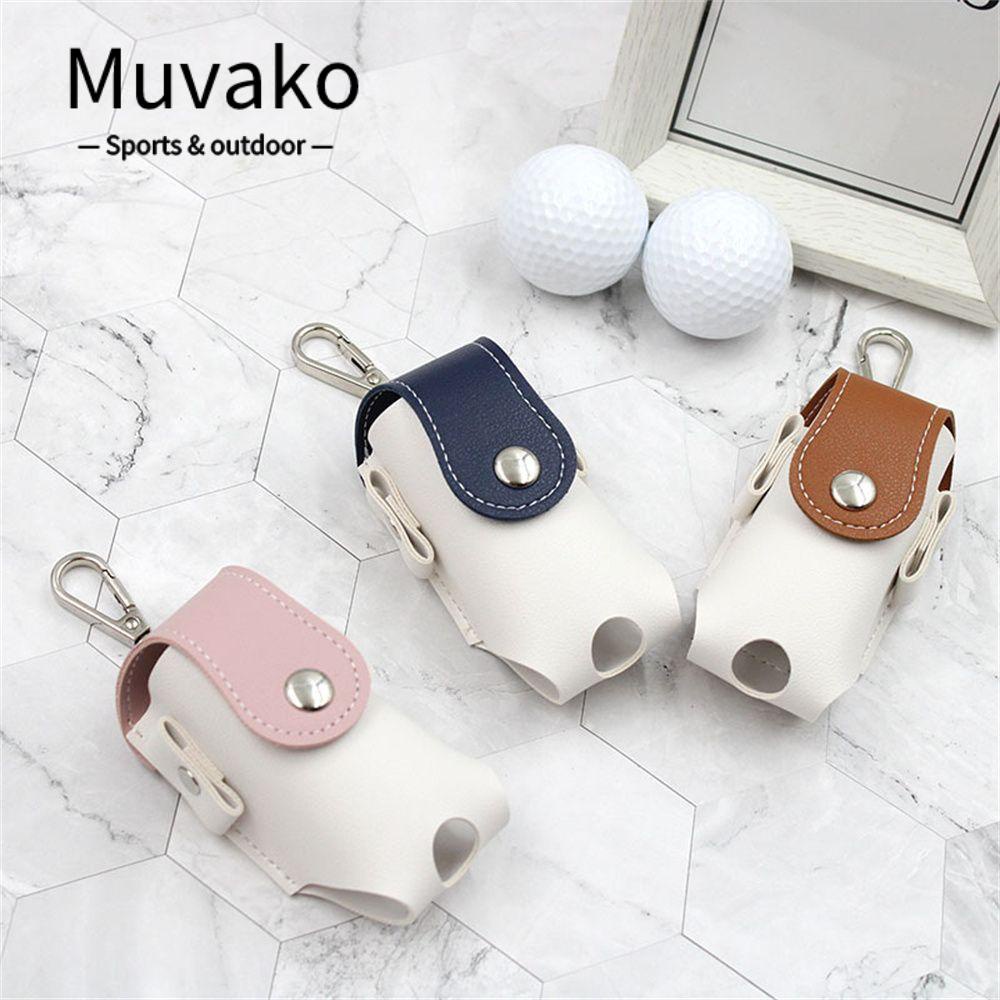 MUVAKO Túi Đựng Gậy Đánh Golf Mini Bằng Da PU Cao Cấp