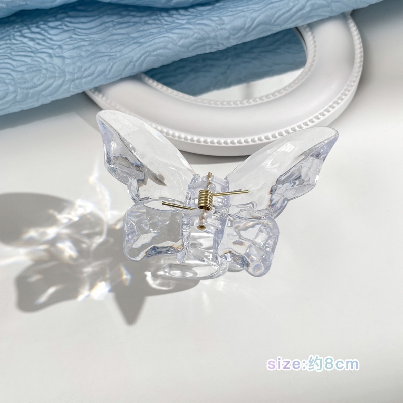 Kẹp Tóc Cá Mập Bằng Acrylic Trong Suốt Thời Trang Cho Nữ | Gấu Thỏ House