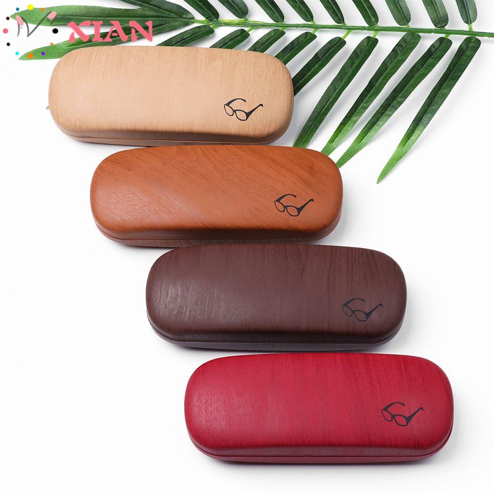 XIANTIN Hộp Đựng Kính Đọc Sách Bằng Da PU Phối Kim Loại Nhỏ Gọn Tiện Dụng Ốp