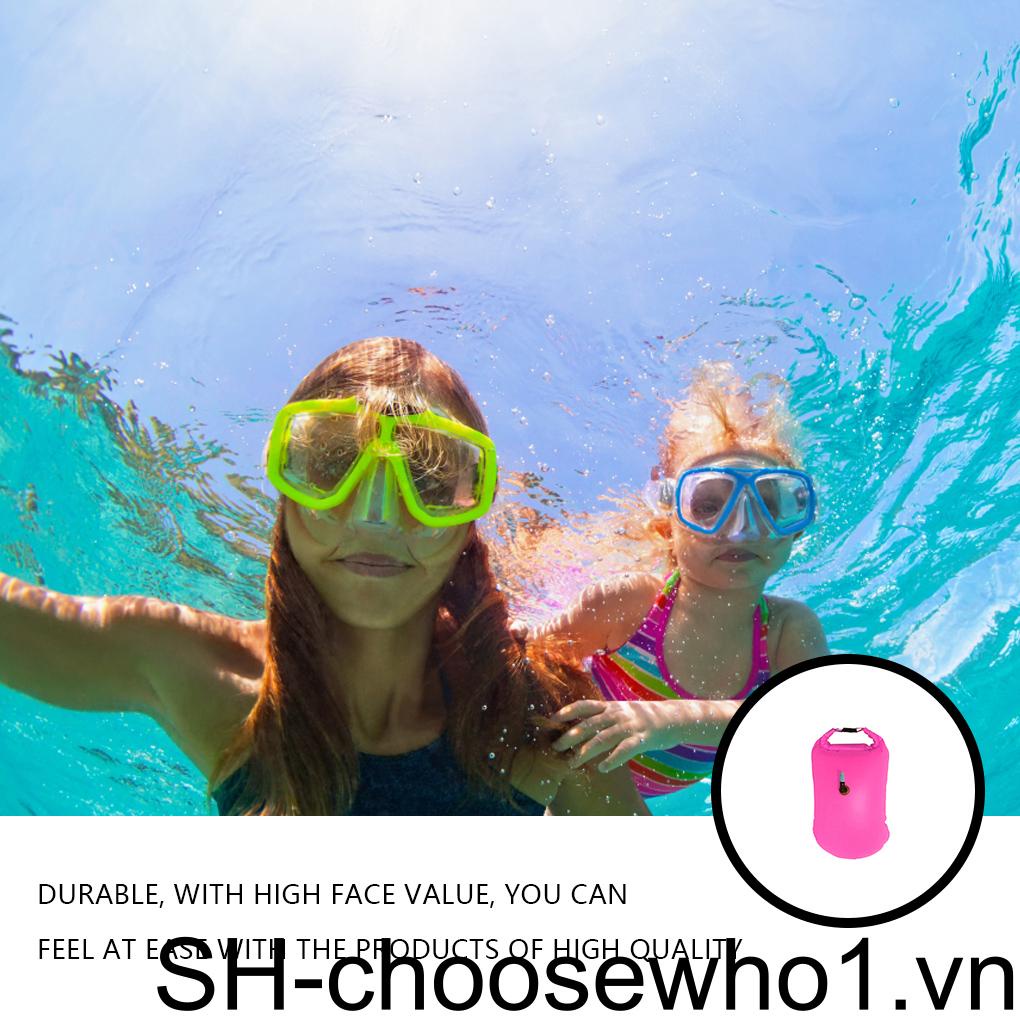 Phao Bơi Bơm Hơi Màu Sắc Trơn Chống Thấm Nước Trọng Lượng Nhẹ Tiện Dụng