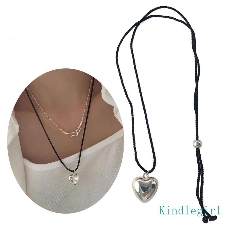 Vòng cổ Mặt Hình Trái Tim Đơn Giản Thời Trang Cho Nữ