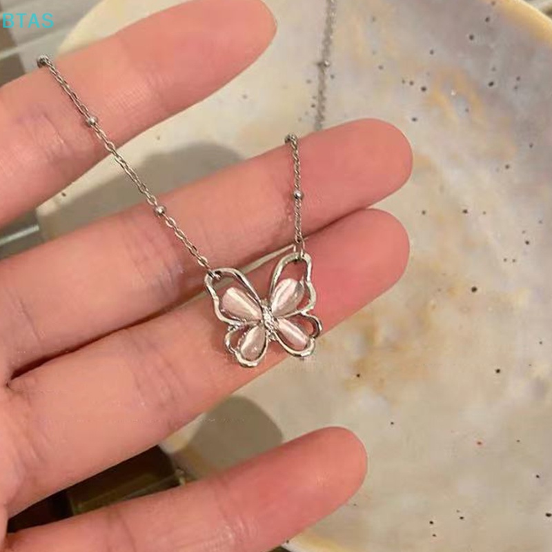 Vòng Cổ Choker Hai Lớp Mặt Hình Bướm / Dâu Tây Đính Pha Lê Ngọt Ngào Tinh Tế Cho Nữ