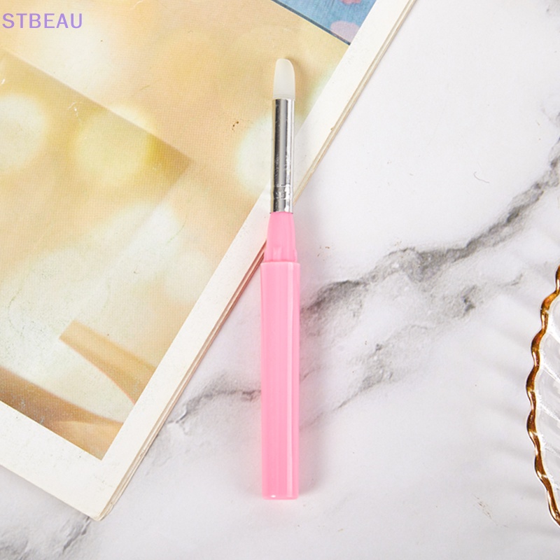 Cọ Thoa Son Môi Đầu Silicon Mềm Kích Thước Nhỏ Gọn Tiện Dụng