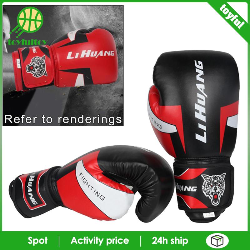 Găng Tay Boxing / Muay Thái Bằng Da PU Chất Lượng Cao