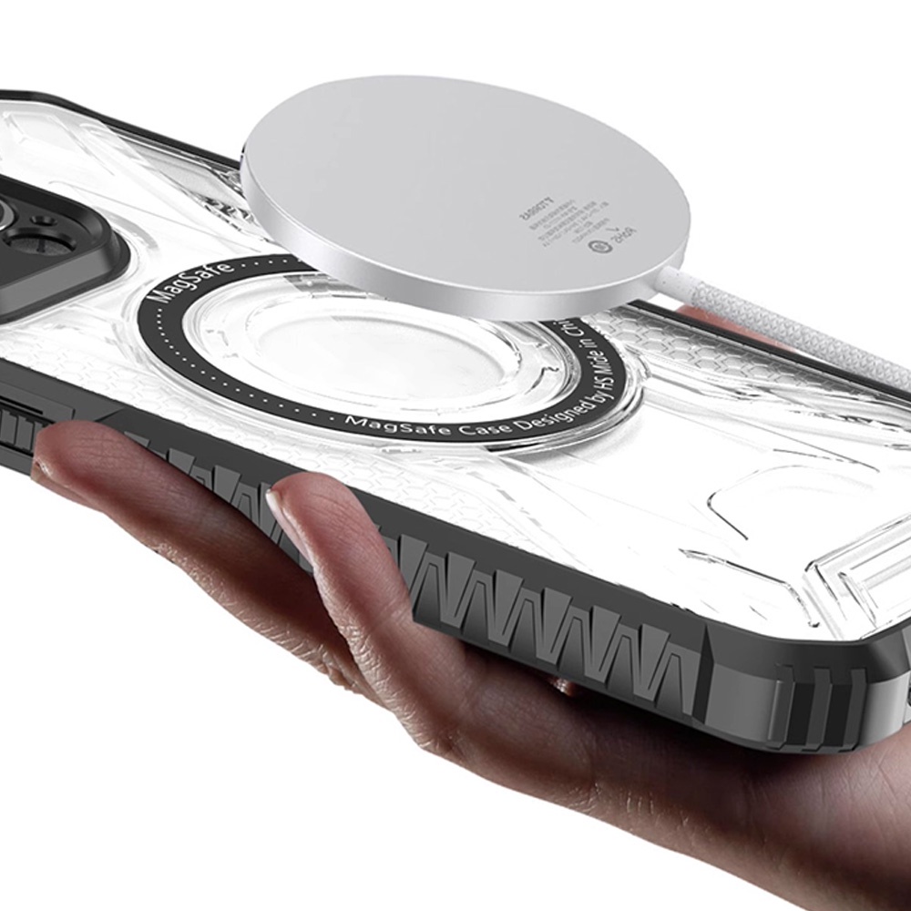 Ốp Điện Thoại TPU Mềm Trong Suốt Từ Tính Chống Sốc Thời Trang Cho IPhone 11 12 13 14 Pro Max