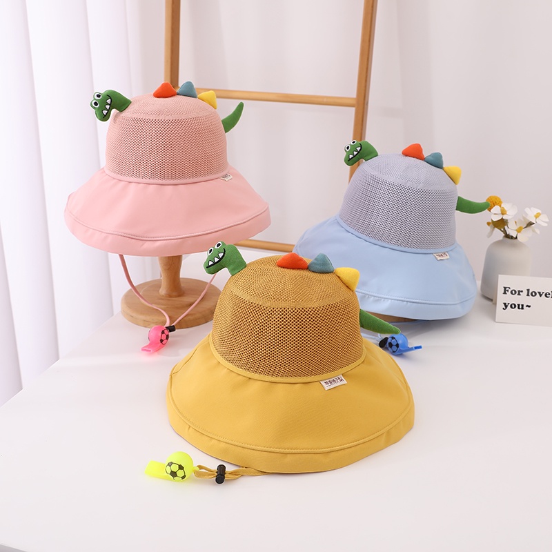 Mũ Tai Bèo Chống Nắng Cỡ Lớn Phối Lưới Thoáng Khí Thời Trang Mùa Hè Cho Bé Gái