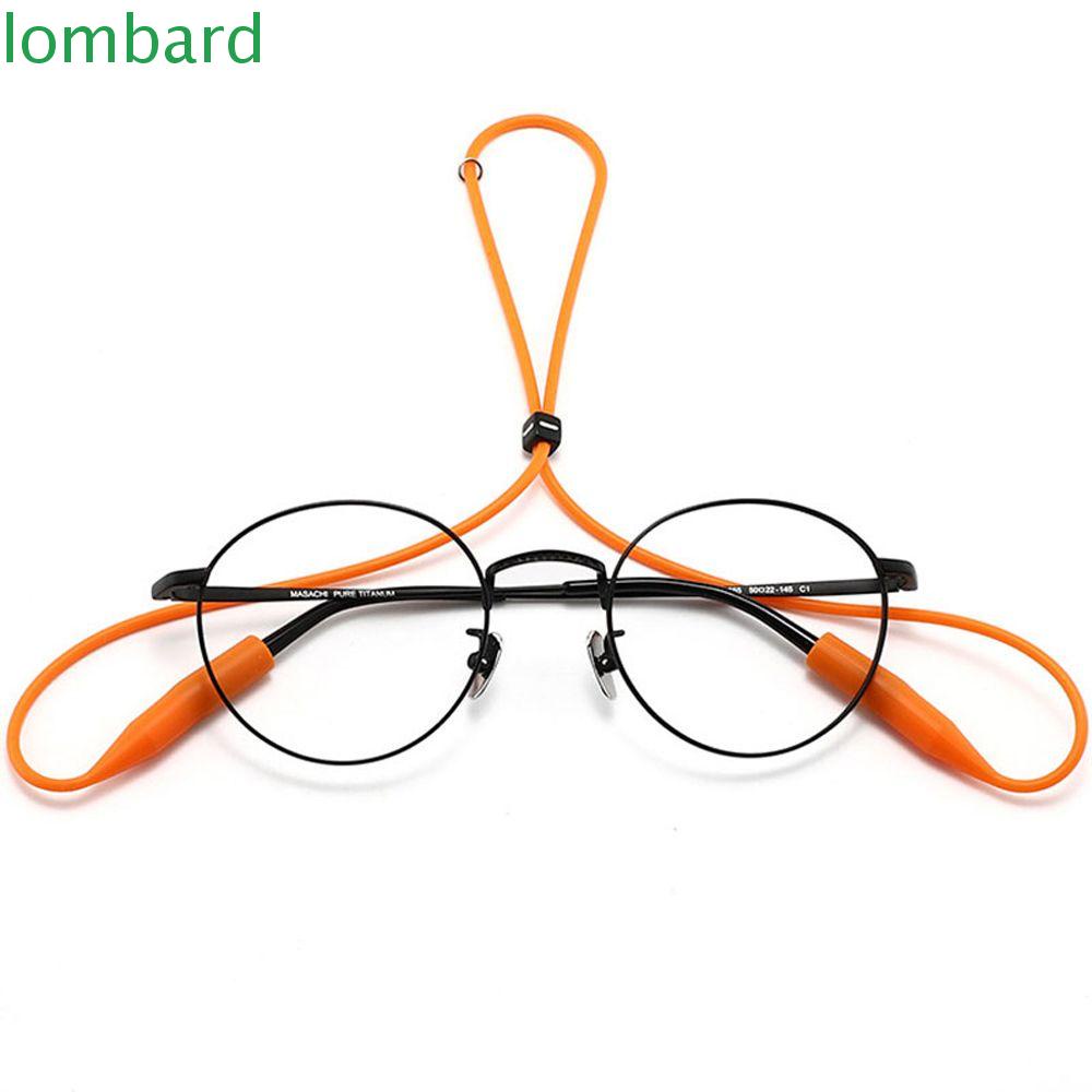 LOMBARD Dây Đeo Kính Bằng Silicone Chống Trượt Chống Thất Lạc Phong Cách Vintage