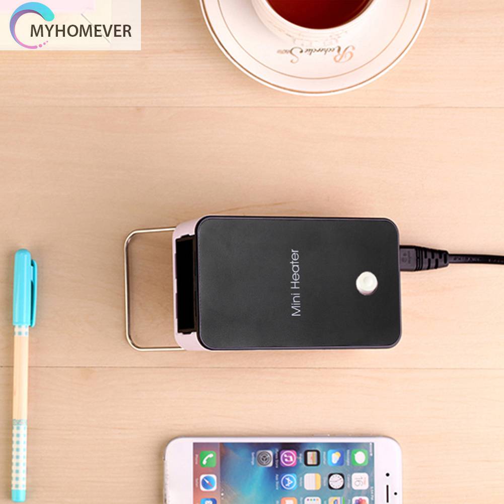 Máy Sưởi Để Bàn Không Trượt Có Giá Đỡ 50W Nhỏ Gọn Cho Mùa Đông