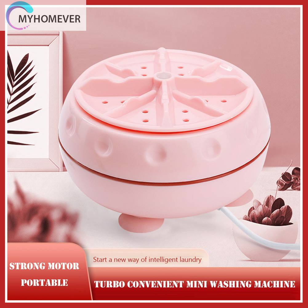 Máy Giặt Quần Áo Bằng Sóng Siêu Âm 30W Kèm Cốc Hút