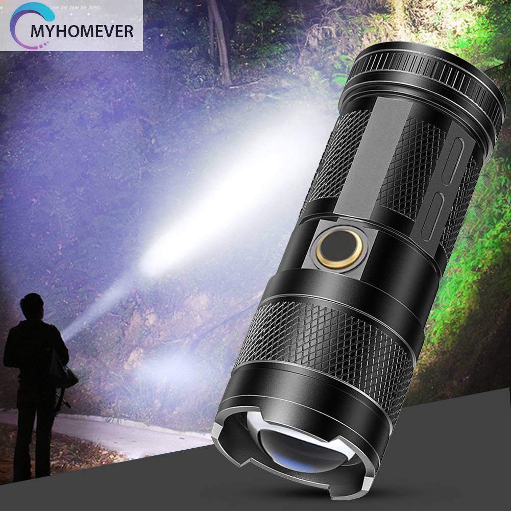 Đèn Pin 30W LED COB 1500mAh 1000LM Sạc USB Loại C Chống Thấm Nước