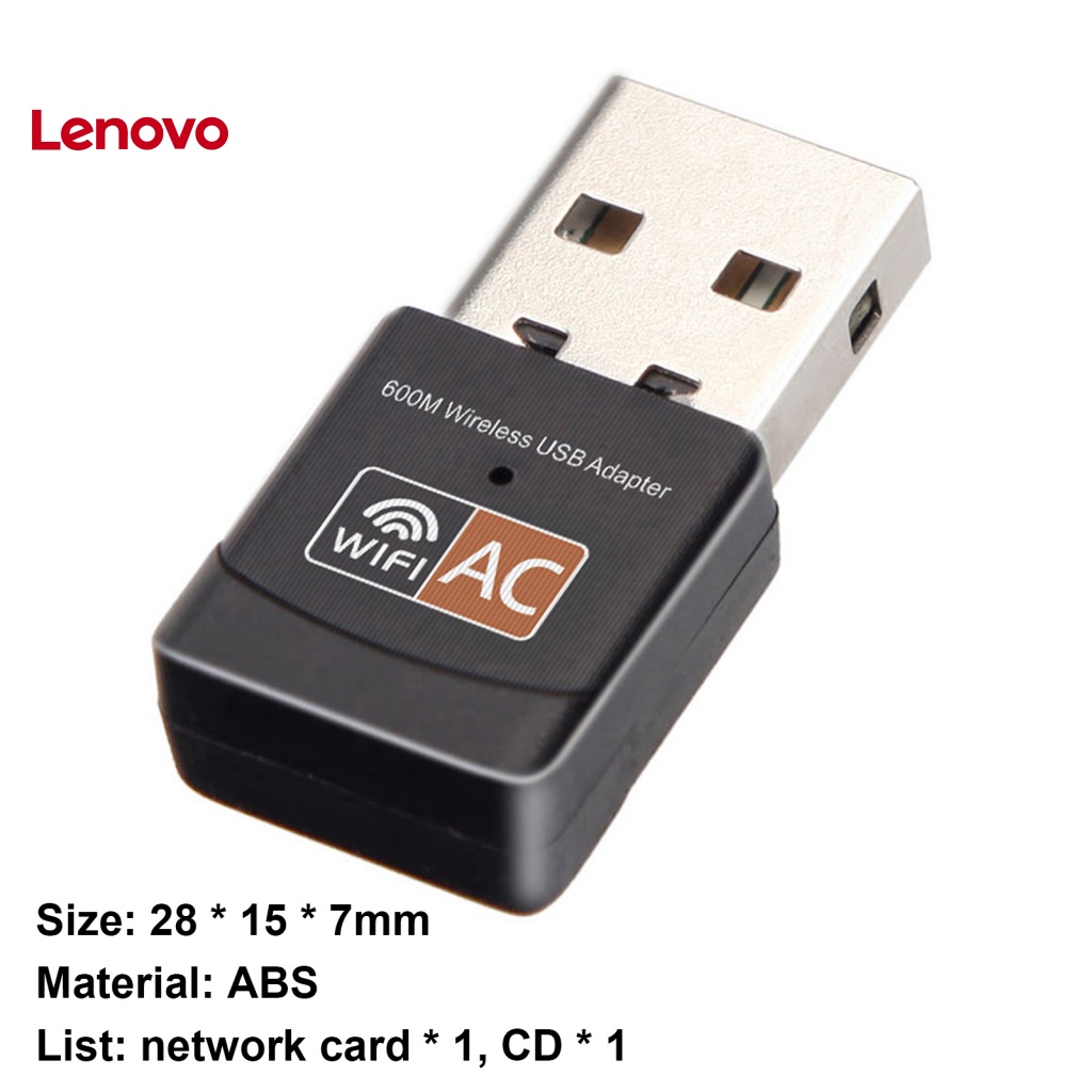 Thẻ Mạng Hoa Hướng Dương Tích Hợp Ăng Ten Băng Tần Kép AC 600Mbps 5.8G 2.4G USB WiFi Cho Máy Tính
