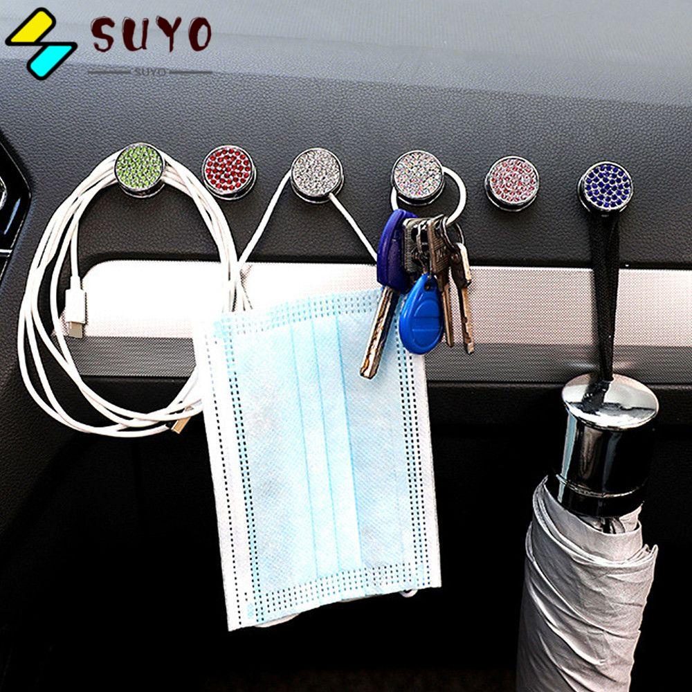 SUYO 1 Móc Treo Đồ Mini Đính Đá Đa Năng