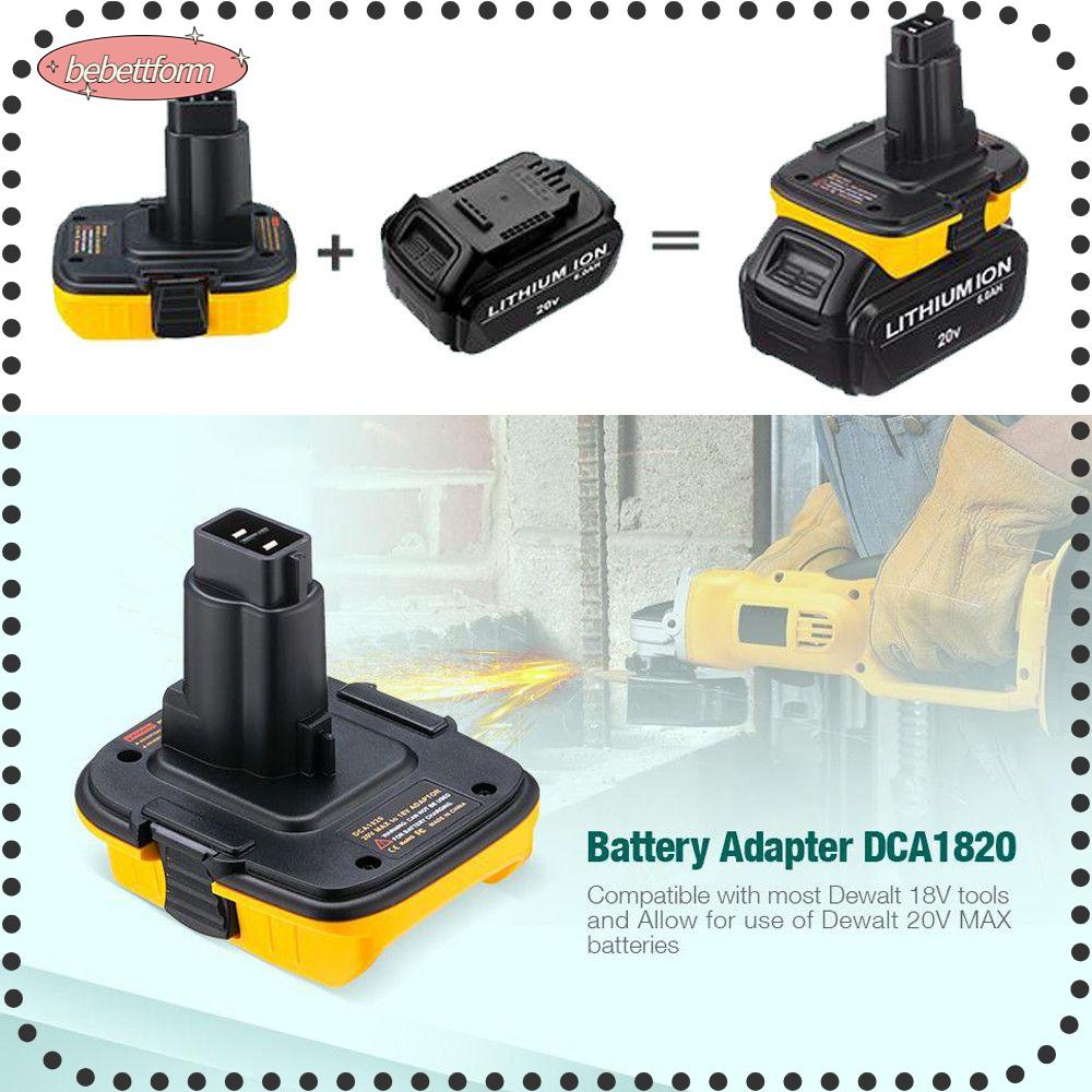BEBETTERM Bộ Chuyển Đổi Pin DCA1820 Cho Dewalt 18V / 20V
